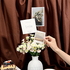 120шт 2-х стилистическая пластиковая палочка-держатель для карточек в форме сердца AJEW-GA0003-93B