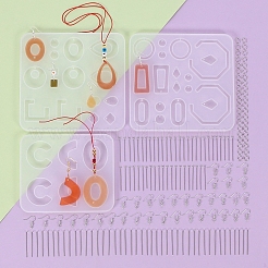 Stampi per pendenti in silicone da 2 pezzo a 2 stili&nbsp;PW-WG53634-01