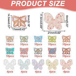 15стиль покрытия прозрачные акриловые бусины OACR-AR0001-19