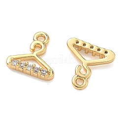 Подвески из латуни с микропаве из кубических цирконий&nbsp;KK-A281-16G