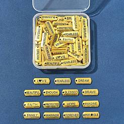 120шт прямоугольные подвески из сплава в тибетском стиле FIND-FS0003-62