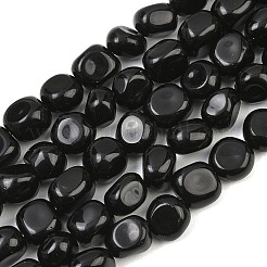 Perles en obsidienne naturelle&nbsp;GG-CBA787B-A32