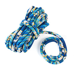 Cordon en polyester imprimé floral ethnique de 5 m&nbsp;OCOR-TA0003-94D