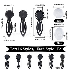 DIY-Set zum Basteln von leeren Kuppel-Lesezeichen&nbsp;DIY-SC0022-93
