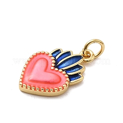 Латунь эмаль подвески&nbsp;KK-P338-34C-G