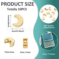 10 шт. Латунные бусины&nbsp;KK-TA0001-72G