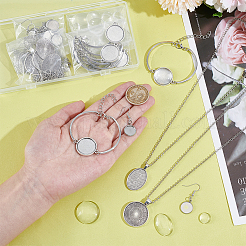 DIY-Sets zum Herstellen von baumelnden Ohrringen aus Messing&nbsp;SJEW-UN00001