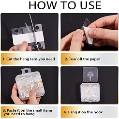 300 шт. клейкие прорези для подвешивания на спине питомца DIY-CP0011-32