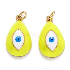 Латунь эмаль подвески&nbsp;KK-O140-01G