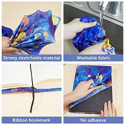 Buchumschläge aus Polyester&nbsp;OFST-WH0009-044