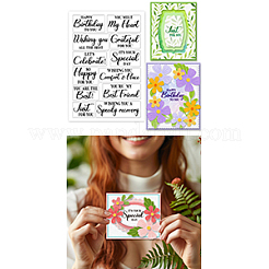 Sellos transparentes de plástico pvc con tema de verano personalizados&nbsp;DIY-WH0631-0581