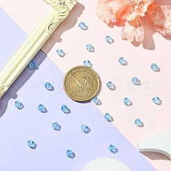 プレシオサ®クリスタルビーズ  チェコクリスタル  双円錐形(451 69 302 ロンデル)  アクアマリン 60000個  5mm  穴：1mm&nbsp;Y-PRC-BA5-60000