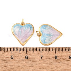 Подвески из нержавеющей стали 304 с эмалью&nbsp;STAS-U061-41G-03