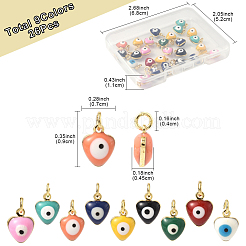 26шт латунные эмалированные подвески&nbsp;KK-FS0001-68