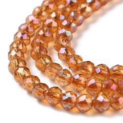 Гальванизируйте прозрачное стекло бисер нитей&nbsp;X1-GLAA-H021-01B-FR02