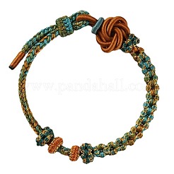 Pulseras trenzadas de poliéster y cera tejidas a mano para hombres y mujeres&nbsp;FS-WG9D472-01