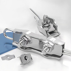 28 шт. 2-х типный зажим для кабеля из нержавеющей стали 304 с одним болтом и двойной 2-стоечный зажим FIND-GA0003-12