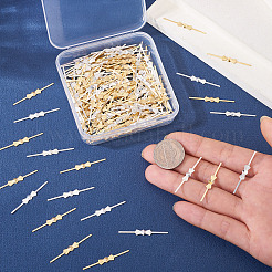 200 шт. 2-х цветные железные пряжки-бантики&nbsp;IFIN-TA0001-71