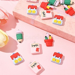 16 шт. 4 подвески из смолы на канцелярскую тематику RESI-FS0001-89