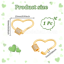 1 шт. s925 подвески-замки с винтовым карабином из стерлингового серебра STER-NB0001-20A-G