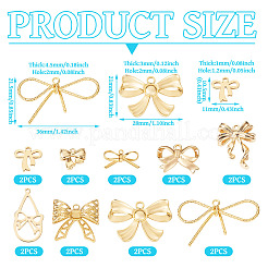 18шт 9 стиля латунные подвески&nbsp;KK-TA0001-87