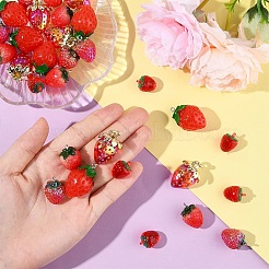 Комплекты подвесок в виде клубники&nbsp;DIY-YW0016-23