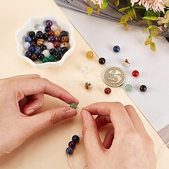 Природные и синтетические смешанные драгоценный камень бисер G-OC0003-87B