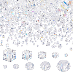 800 шт. 10 стиля ab цветные гальванизированные стеклянные бусины нити&nbsp;GLAA-GA0001-85