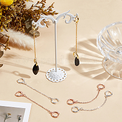 3 пара латунных серег-колец&nbsp;HJEW-OC00317