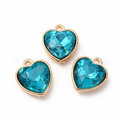 Facettierte Glas Strass Anhänger&nbsp;GLAA-I051-B21