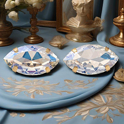 2 шт. латунные пряжки для обуви RGLA-DJ0001-01