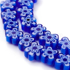 Millefiori a mano fili di perline di vetro&nbsp;LAMP-J035-8mm-14