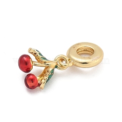 Латунные эмалированные европейские подвески с подвесками&nbsp;LS-KK-Q055-01G