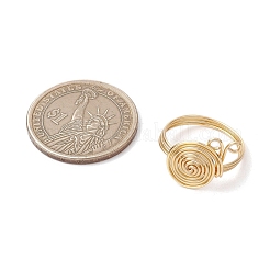 Латунные перстни для женщин RJEW-TA00178