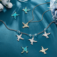 18 шт. подвески из нержавеющей стали 304 двух цветов STAS-DC0012-12