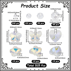 Kits de perles et pendentifs en verre&nbsp;GLAA-SC0002-92