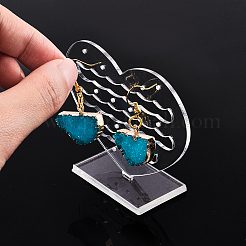 Акриловая рамка дисплея серьги EDIS-WH0006-10