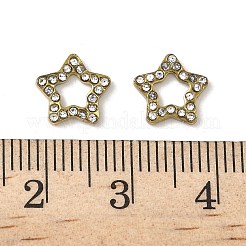 Кабошоны из стразов из нержавеющей стали 304 STAS-A057-04G-E02