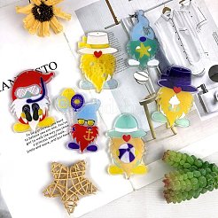 Силиконовые Молды для подвески в виде гнома с морской тематикой&nbsp;DIY-L071-06