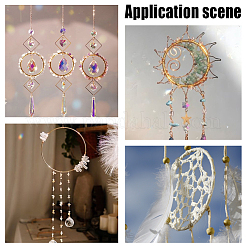 10 шт. железное кольцо для самодельной плетеной сети/паутины с перьями&nbsp;IFIN-SP0001-56A-KCG