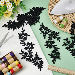 6 Stück Blumen-Stickerei aus Viskose zum Aufnähen von Ornament-Accessoires&nbsp;PATC-FG0002-56A