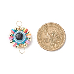 Böser Blick Kunststoff Kupferdraht umwickelt Stecker Charms&nbsp;PALLOY-JF01937