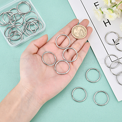 30 шт. разъемные брелоки из нержавеющей стали 304&nbsp;STAS-DC0004-48