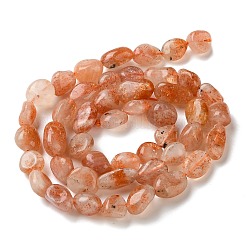 Натуральный Sunstone бисер пряди&nbsp;G-L608-A04-02