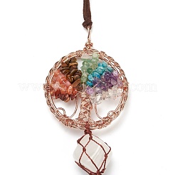 Chakra appeso ornamento&nbsp;AJEW-I059-03R