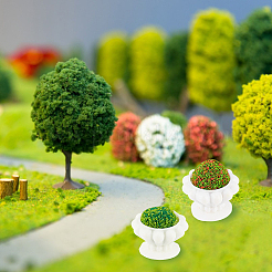 8шт 4 стиля имитация клумбы из смолы AJEW-GO0001-71