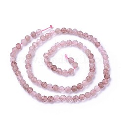 Fragola naturale perle di quarzo fili&nbsp;G-F619-16A-4mm