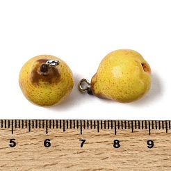 Colgantes de resina con tema de frutas&nbsp;RESI-D018-01P-03