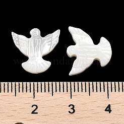 Резные бусины из натуральной белой ракушки SSHEL-I026-29