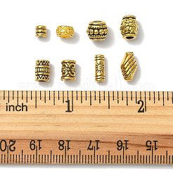 80шт 8 стиля бусины из сплава в тибетском стиле TIBE-FS0001-13